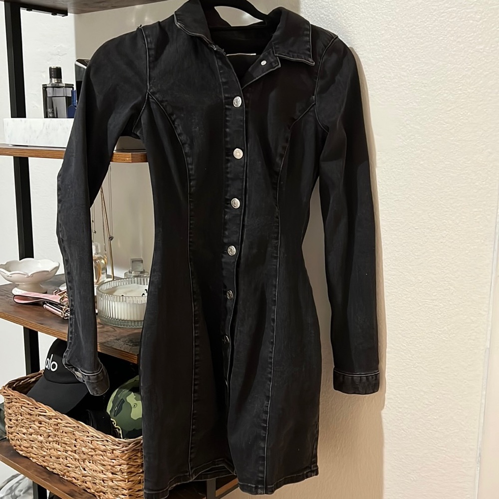 Zara denim dress xs
